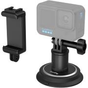 SmallRig 4347 - mocowanie przyssawkowe z magnesem, na kamery sportowe + uchwyt na telefon